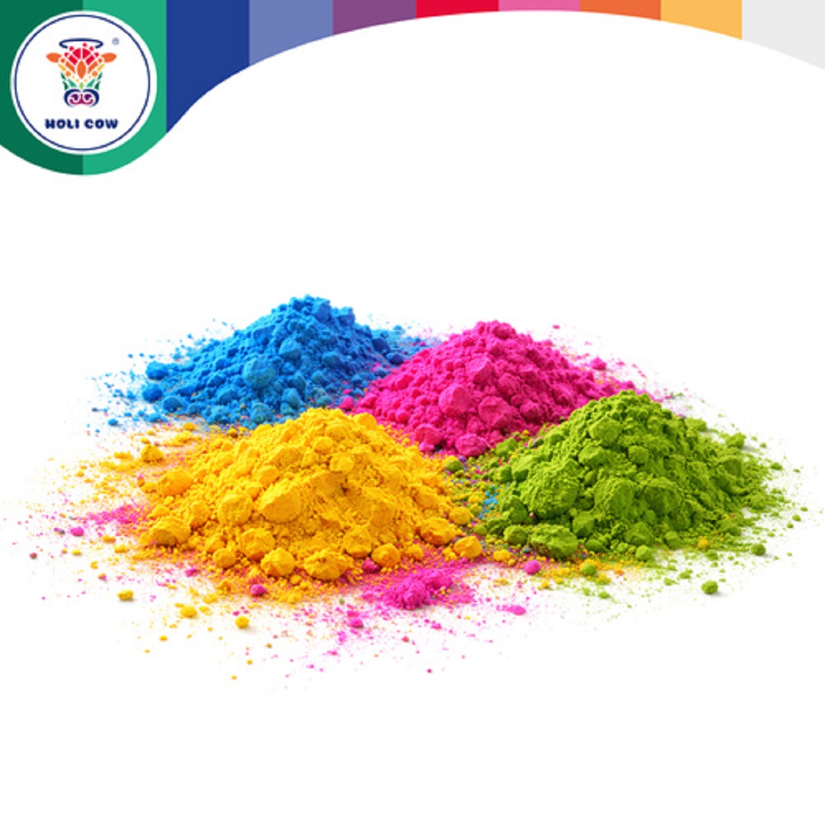Prvotriedny Holi prášok - súprava 10 farieb